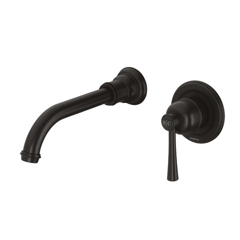 Phoenix Cromford SwitchMix Wall Basin/Bath Mixer Set Fit-Off (Trim Kit Only) Matte Black 134-2812-10