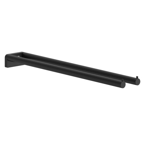 Hansgrohe Addstoris S Twin Bath Towel Holder Matte Black 41787670