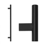 Lockwood 141 Entrance Handles with 300 mm Centres Matte Black 141X300MBK