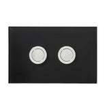 Seima Flush Plate 200 Series Black Glass 191794