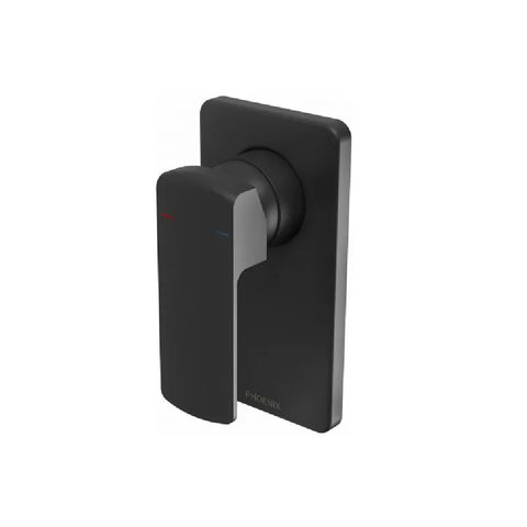 Phoenix Teva Shower/Wall Mixer (Trim Kit Only) Matte Black 152-7805-10