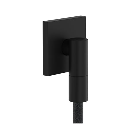 Hansgrohe Fixfit Fine E Wall Outlet w/ Non-Return Valve Matte Black 28883670