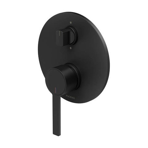 Phoenix Lexi MKII SwitchMix Shower/Bath Diverter Mixer Fit-Off (Trim Kit Only) Matte Black 123-2940-10