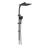 Greens Swept Airflo Twin Rail Shower Matte Black 186907