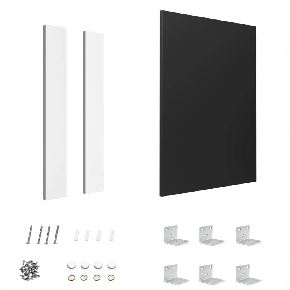 Otti End Panel 880x580x16mm w/ Installation Kit Polyurethane Black LA-EP880B-Kit