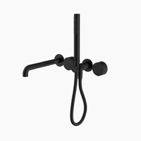 Nero Kara Progressive Shower System (Separate Plates) 230mm Matte Black NR271903B230MB