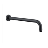 Otti Pavia Round Straight Wall Arm 400mm Black PSAB