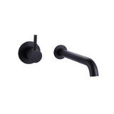 Vito Bertoni Wish2 Wall Basin/Bath Set180mm Matte Black 40195