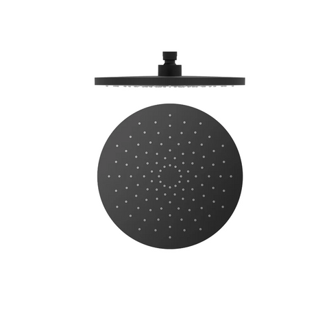 Amélie Round Shower Head 250mm ABS Matte Black BDO508088MB