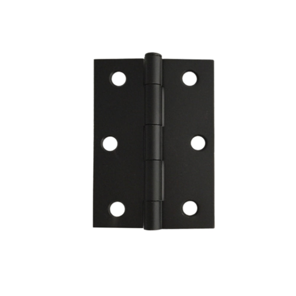 Trio Hinge Butt 85x60x1.6mm Loose Pin Matte Black PBT8516LPBL