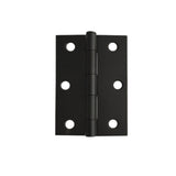Trio Hinge Butt 85x60x1.6mm Loose Pin Matte Black PBT8516LPBL