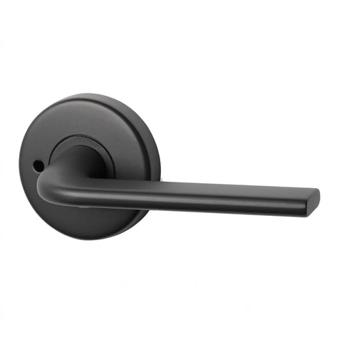 Lockwood Velocity Privacy Set with L4 Lever Matte Black VEL2/L4MBK