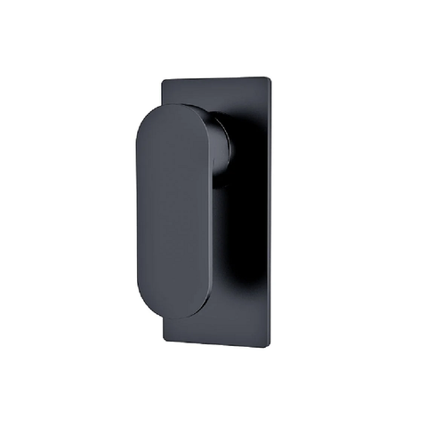 Nero Ecco Shower Mixer (Rectangle Plate) Trim Kits Only Matte Black NR301311TMB