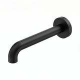 Amelie Royale II Wall Basin/Bath Spout Only Curved 185mm Matte Black BDO221903D185MB