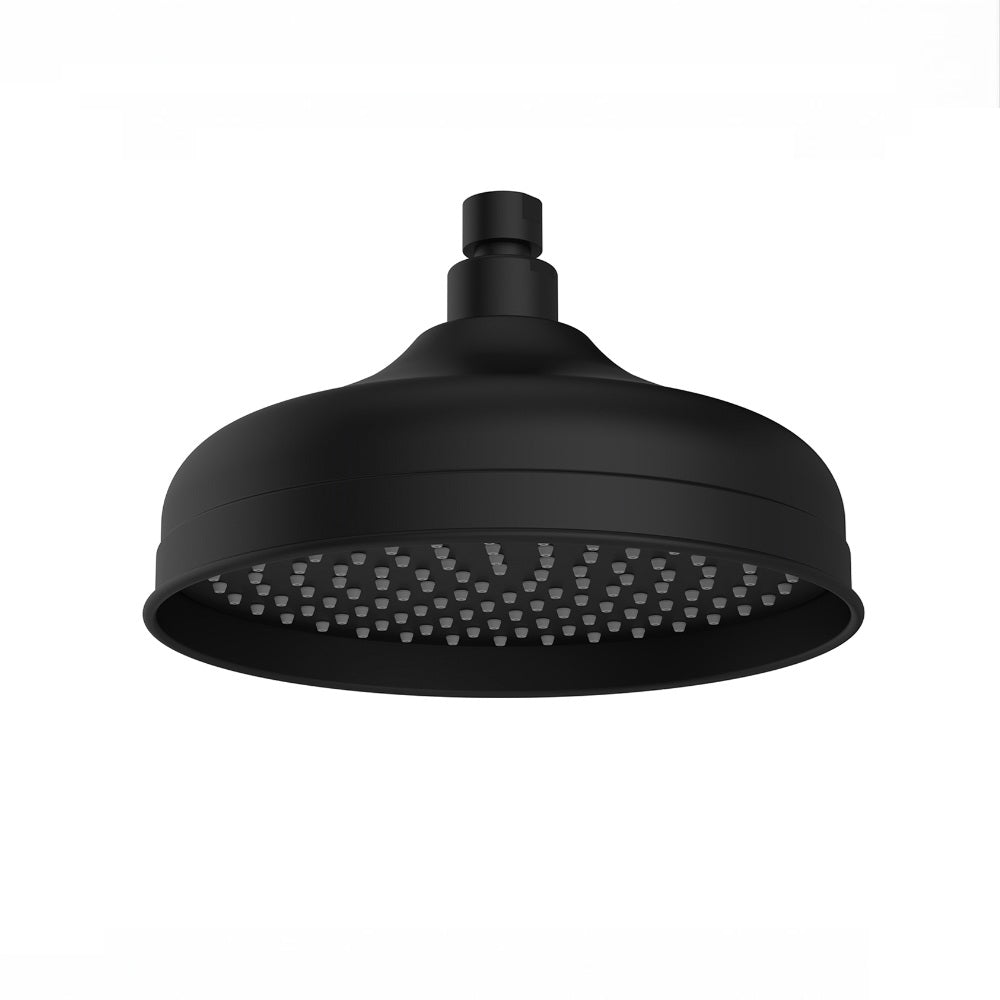 Phoenix Cromford Shower Rose 210mm Matte Black 134-5002-10
