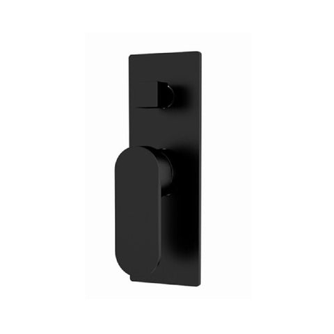 Nero Ecco Shower Mixer With Divertor Matte Black NR301311AMB