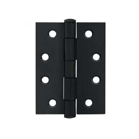 Trio Hinge Butt 100x75x2.5mm Fixed Pin Matte Black R2-175BLF