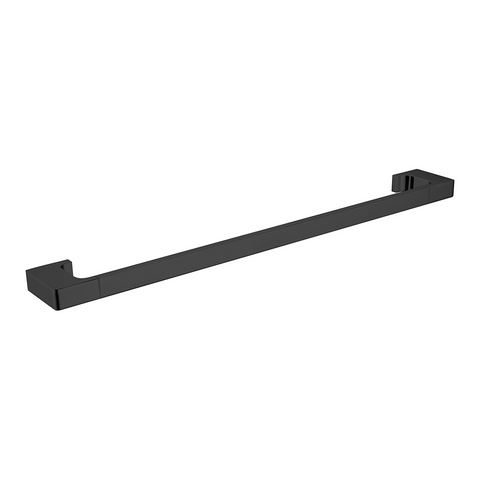 Nero Pearl Single Towel Rail 800mm Matte Black NR8030MB