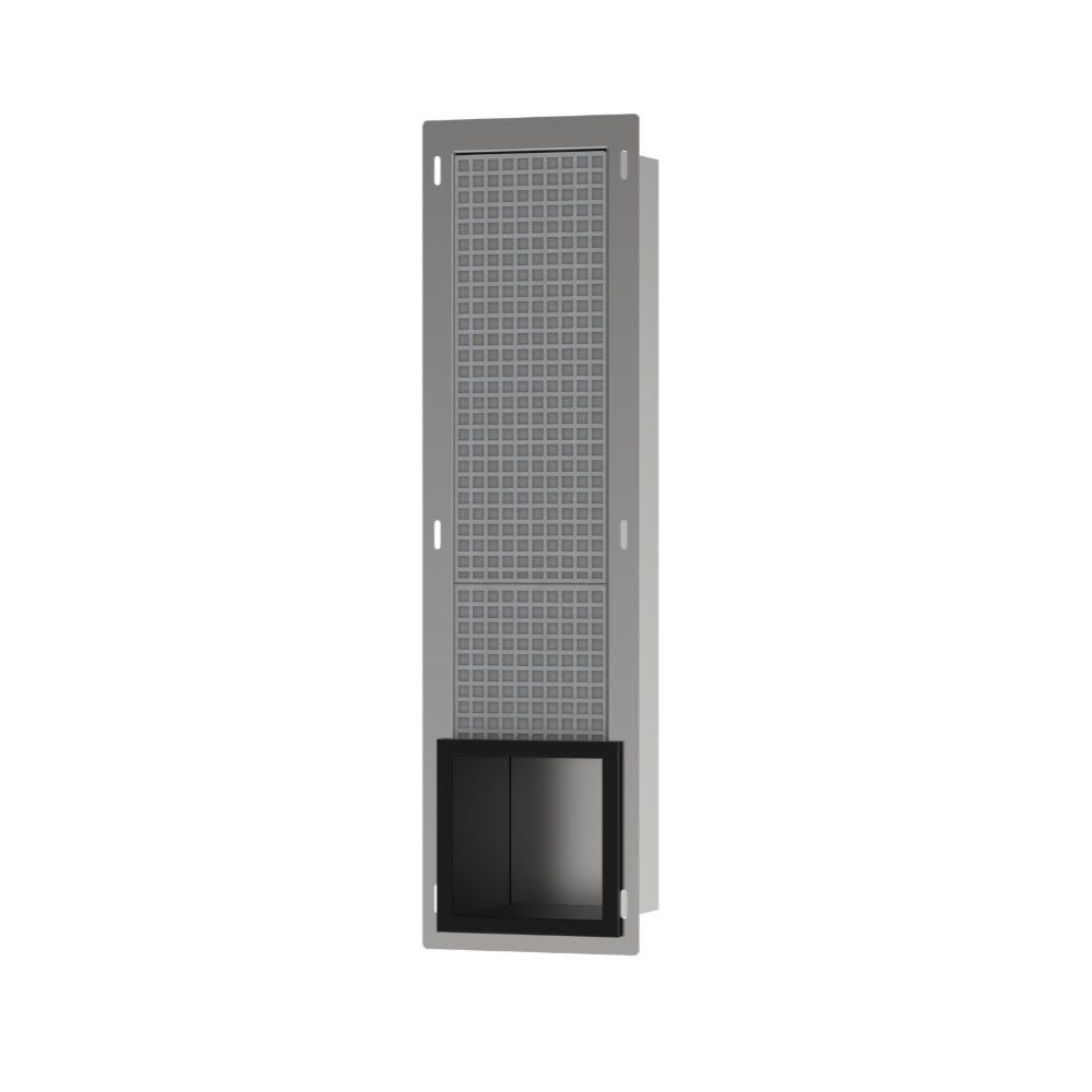 Hansgrohe Xtrastoris Recessed Toilet Paper Storage Matte Black 56058670