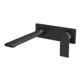 Phoenix Teel SwitchMix Wall Basin / Bath Mixer Set 200mm Matte Black 118-2810-10