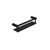 Nero Mecca Care 25mm Grab Rail With Shelf 450mm Matte Black NRCR2518CMB