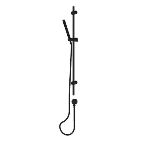 Greens Rocco Pin Rail Shower (Mic Shaped Handset) Matte Black 528100MB