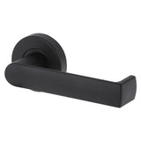 Lockwood Velocity 55 mm Round Passage Set with L8 Lever Matte Black VSR1/L8MBK