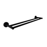 Otti Rondo Double Towel Rail 750mm Black IS1114B