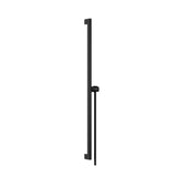 Hansgrohe Unica Shower Bar E Puro 90 cm w/ Easy Slide Hand Shower Holder & Isiflex Shower Hose 160 cm Matte Black 24403670