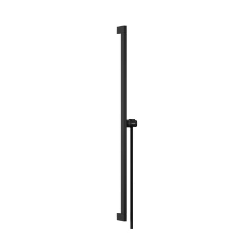 Hansgrohe Unica Shower Bar E Puro 90 cm w/ Easy Slide Hand Shower Holder & Isiflex Shower Hose 160 cm Matte Black 24403670