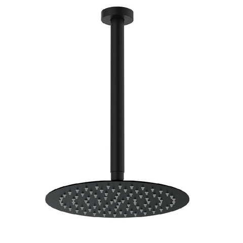 Fienza Kaya Ceiling Dropper Set Matte Black 411125B-C