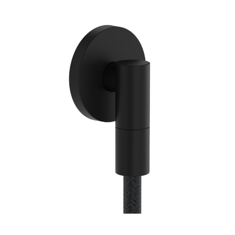 Hansgrohe Fixfit Fine S Wall Outlet w/ Non-Return Valve Matte Black 28882670