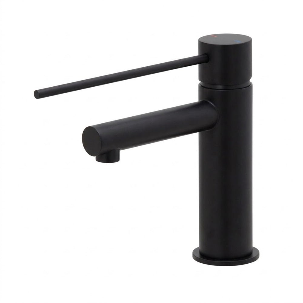 Phoenix Vivid Slimline Basin Mixer w/ Extended Lever Matte Black 114-7700-10-1
