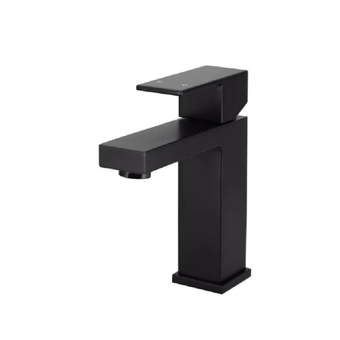 Meir Square Basin Mixer Matte Black MB01