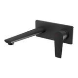 Phoenix Arlo Wall Basin/Bath Mixer Set 200mm Trim Kit Only Matte Black 151-7812-10