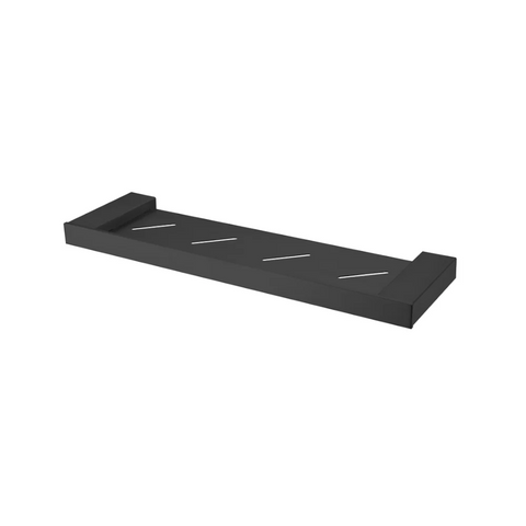 Amelie Royale Square Bathroom Shelf Matte Black BDO4687AMB