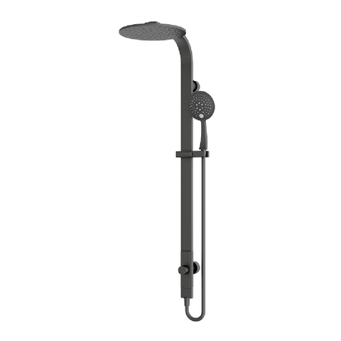 Nero Astra Rain Round Shower Set Single Hose Matte Black NR281305AMB