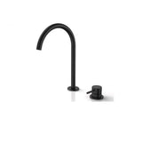 Caroma Liano II Hob Basin Mixer Set 200mm Matte Black 96405B65A