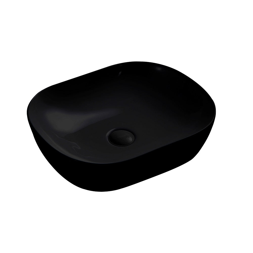 Seima Limni 465 Basin Square Above Counter Black Silk Matte 192325