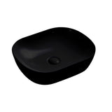 Seima Limni 465 Basin Square Above Counter Black Silk Matte 192325