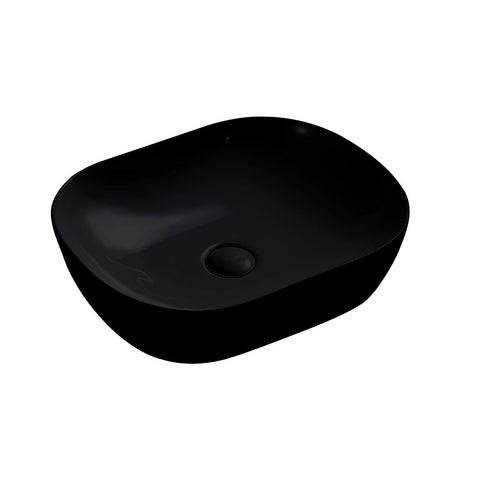 Seima Limni 465 Basin Square Above Counter Black Silk Matte 192325