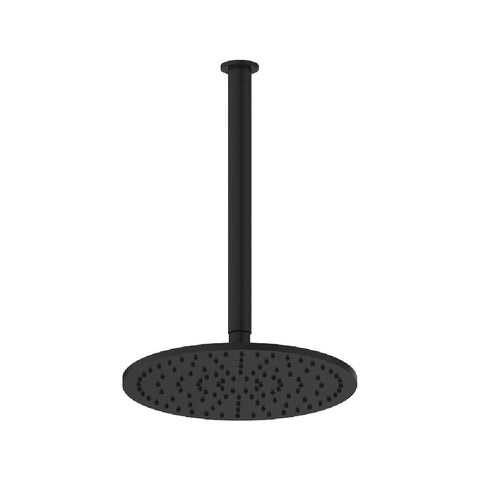 Greens Lavish Brass Ceiling Shower PVD Matte Black 239101MB