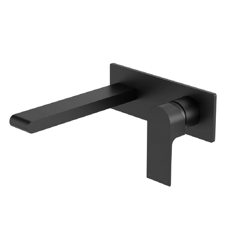 Nero Bianca Wall Basin/Bath Mixer 187mm Trim Kits Only Matte Black NR321510ATMB