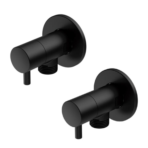 Amelie Royale Washing Machine Tap Set (Pair) Matte Black BDO262109DMB