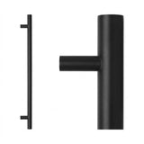 Lockwood 142 Entrance Handles with 600 mm Centres Matte Black 142X600MBK