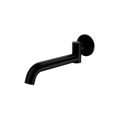 Caroma Liano II Bath Swivel Outlet 220mm Matte Black 96376B