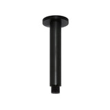 Meir Round Ceiling Shower Arm 150mm Matte Black MA07150