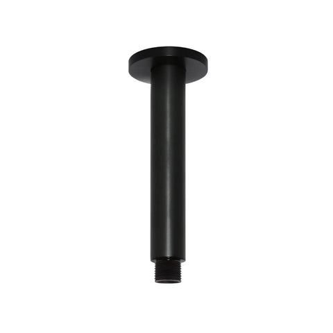 Meir Round Ceiling Shower Arm 150mm Matte Black MA07150