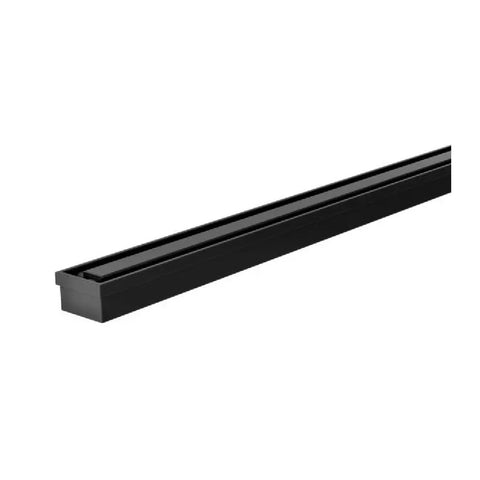 Phoenix Flat Slimline Channel Drain 30x900mm Outlet 65mm Matte Black 205-4433-10