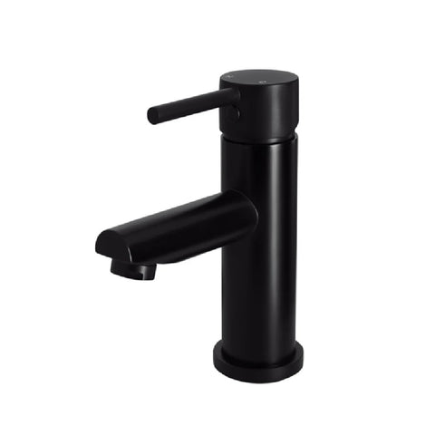 Meir Round Basin Mixer Matte Black MB02